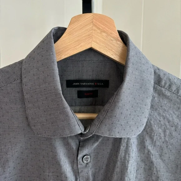 john varvatos slim fit dress shirt STELLA DRESS SHIRT